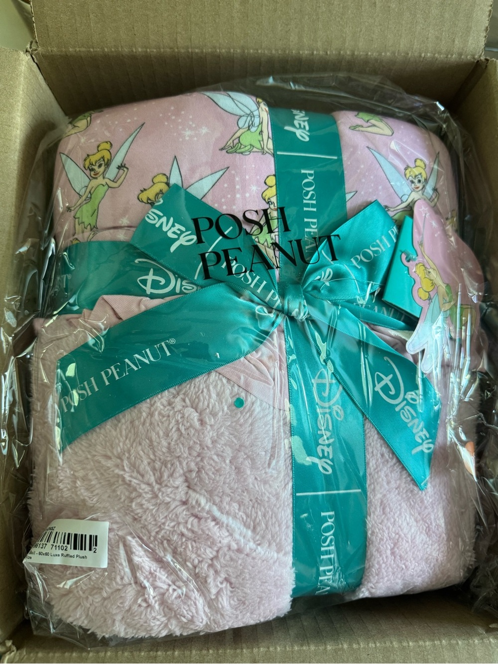 Posh Peanut Tinker Bell plush patoo 60x60